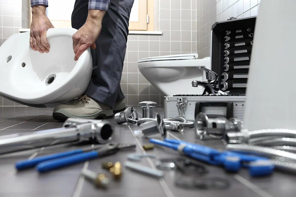 Bathroom plumbing repair service by Mableton Plumbing Pros in Mableton, Georgia